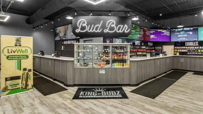 Cheektowaga New York marijuana dispensary interior