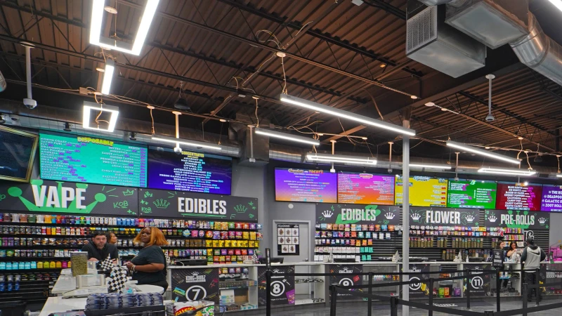 Detroit Michigan marijuana dispensary interior