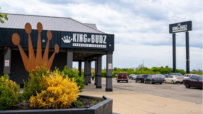 Monroe Michigan cannabis dispensary storefront