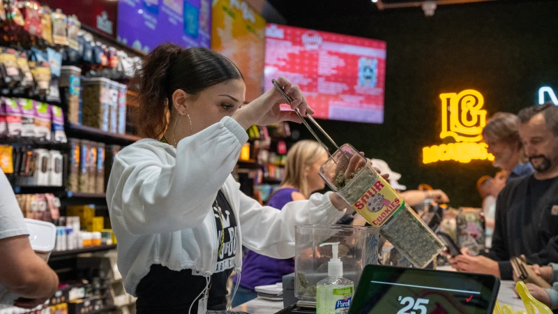 Monroe Michigan marijuana dispensary interior